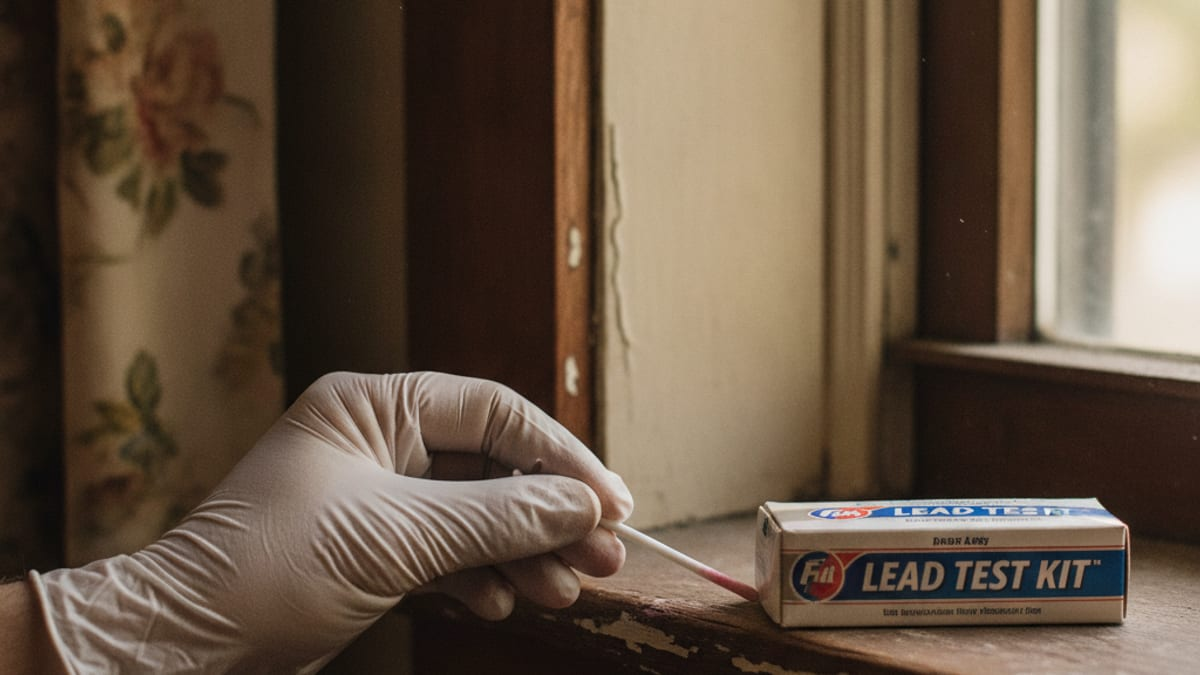 Testing for Lead Paint in an Older Tampa Home