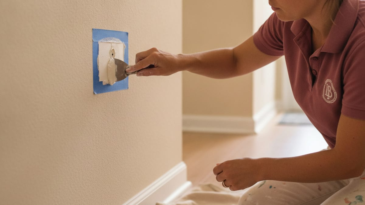 How to Patch a Small Drywall Hole Before Painting
