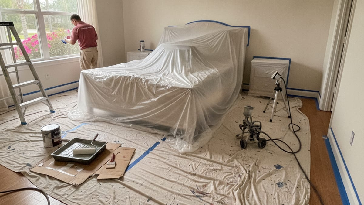 How to Prep a Room for Interior Painting